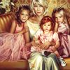 Mrs. Laura Cameron and her daughters